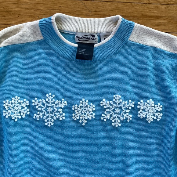 OBERMEYER CREWNECK SWEATER SKI SNOW WINTER JUNIORS XL - Picture 2 of 7